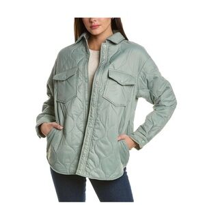 Bagatelle Green Quilted Shacket Jacket NWT Size XS